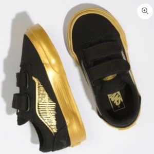 VANS Harry Potter Golden Snitch Velco Sneakers